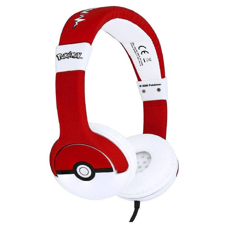 Wired Junior Pokemon Headphones Pokeball