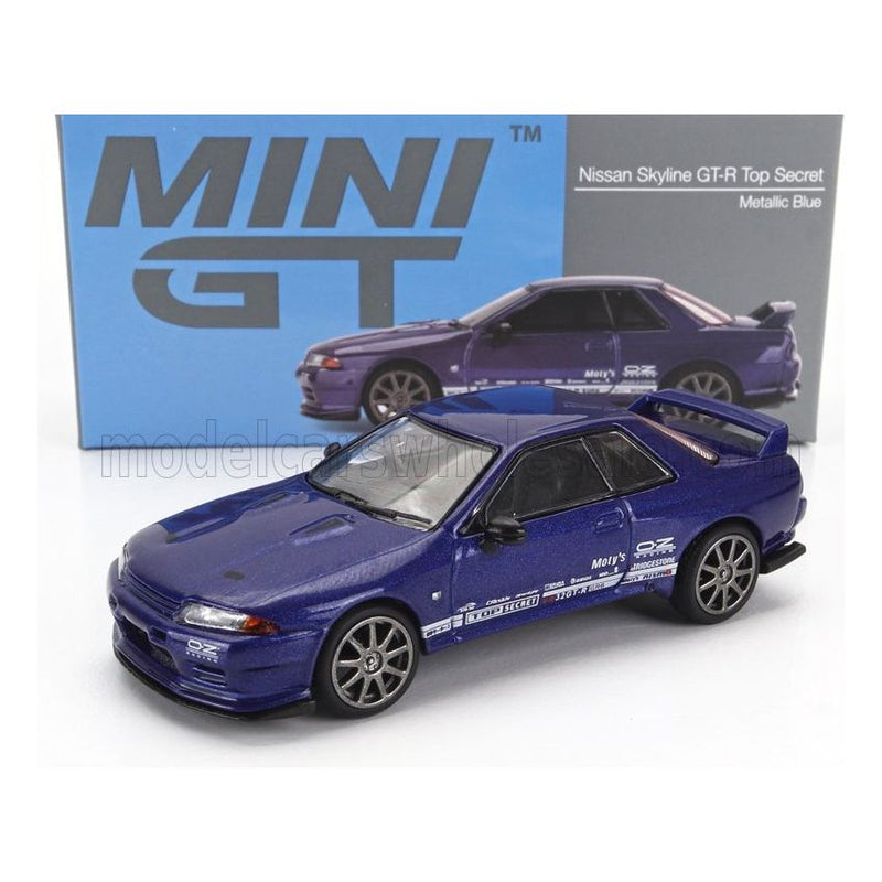 Nissan Skyline GT-R / VR32 / Top Secret RHD 1994 Blue - 1:64