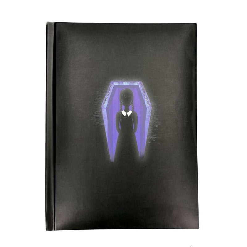 Wednesday Dark Side Notebook With Light