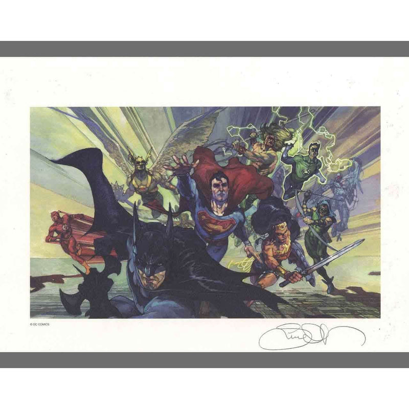 Simone Bianchi Justice League Of America Lithograph