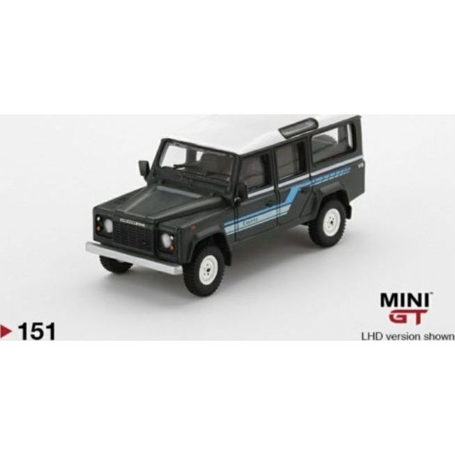 Land Rover Defender 110 1985 County Station Wagon Grey LHD - 1:64