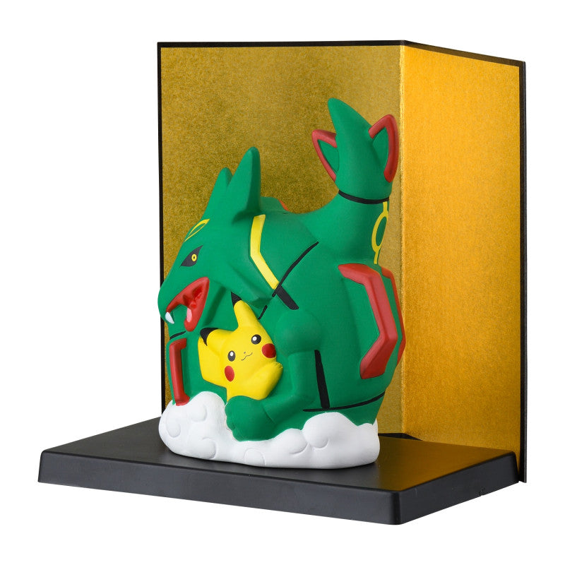 Ceramic Figure Pikachu & Rayquaza Pokemon X Yakushigama