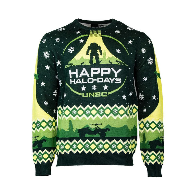 EX Display Halo Happy Halo-Days Christmas Jumper Sweater - S