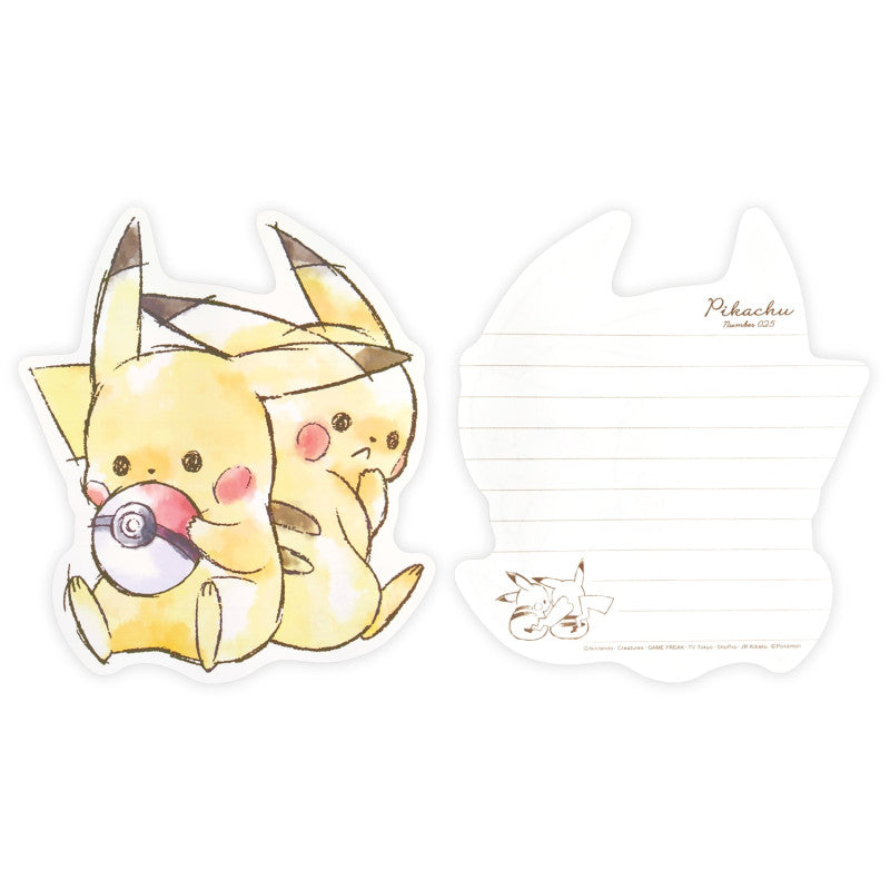 Letter Set Die Cut Flyer Pokemon Pikachu Number025