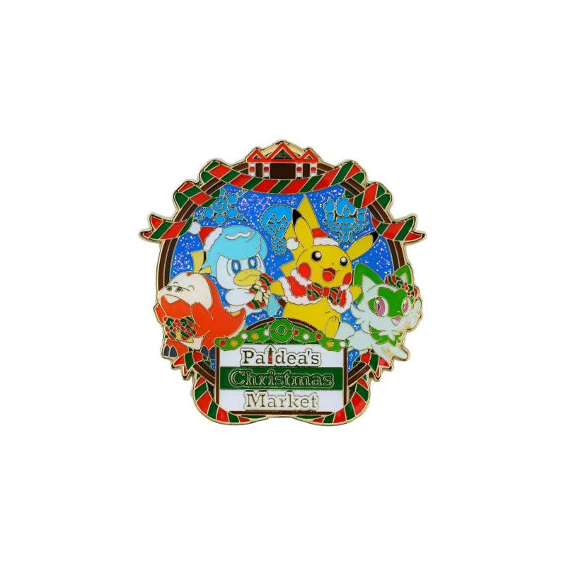 Logo Pin Pokemon Paldea’s Christmas Market