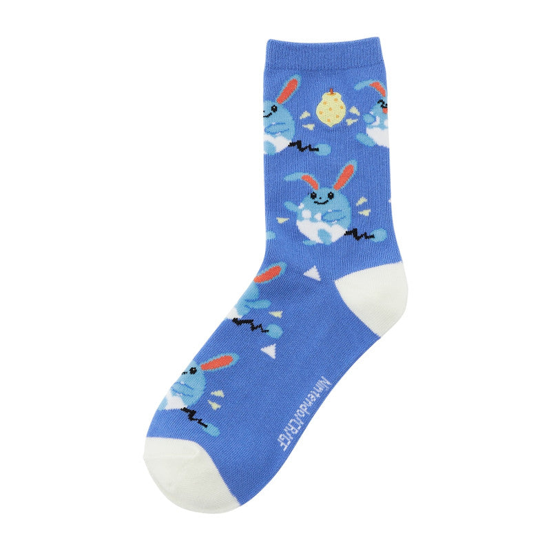 Middle Socks 23-25cm Azumarill Pokemon