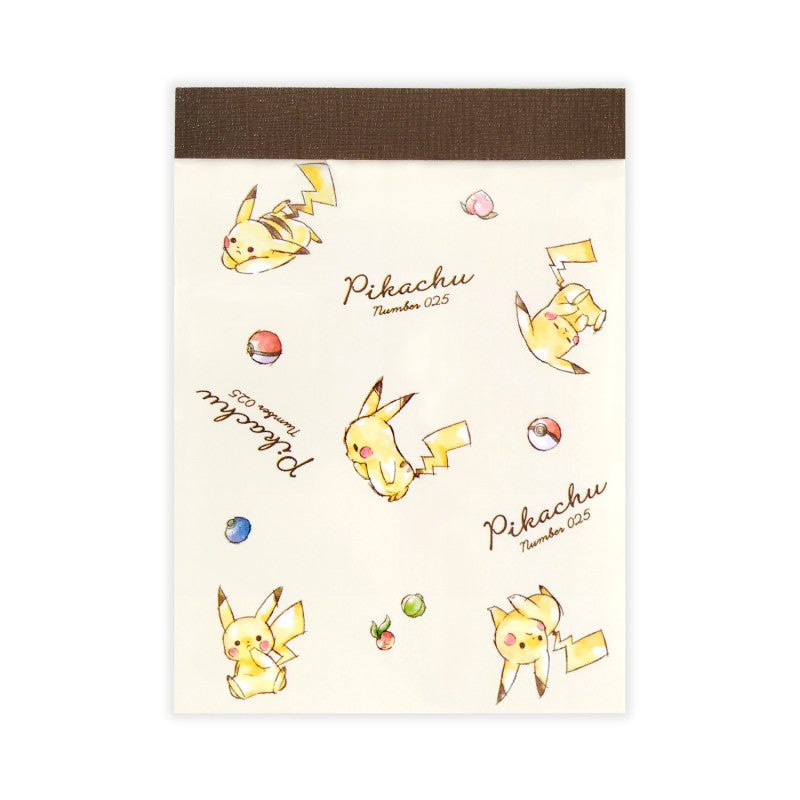 Mini Memo Flyer Pokemon Pikachu Number025