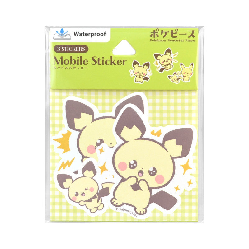Mobile Sticker Pichu Pokemon Pokepeace