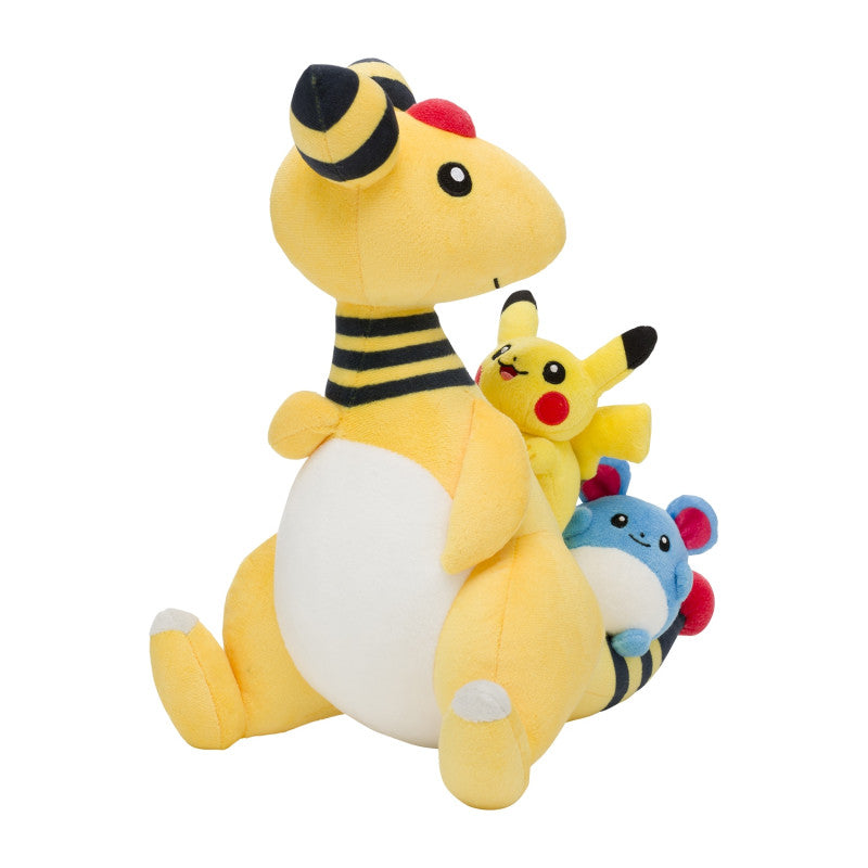 Plush Ampharos & Pikachu & Marill Pokemon Center Tokyo Bay R