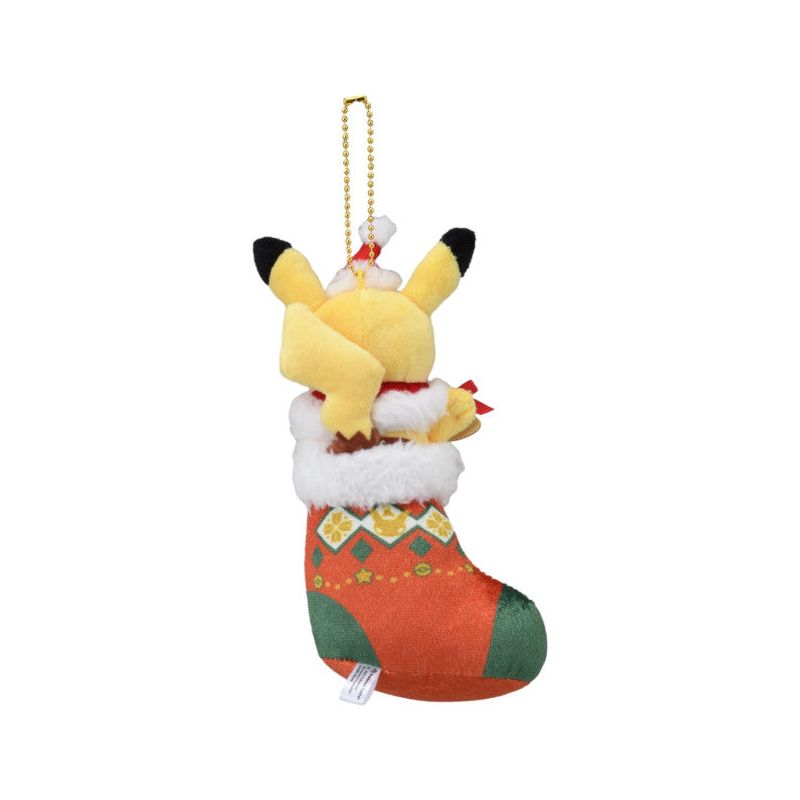 Plush Keychain Pikachu Pokemon Paldea's Christmas Market