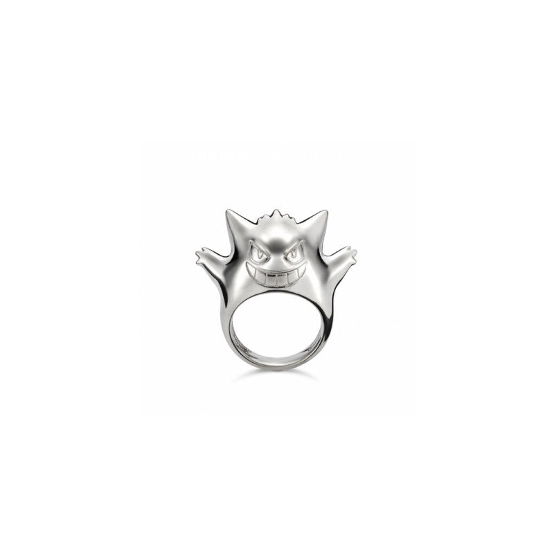 Ring Silver Gengar Pokemon