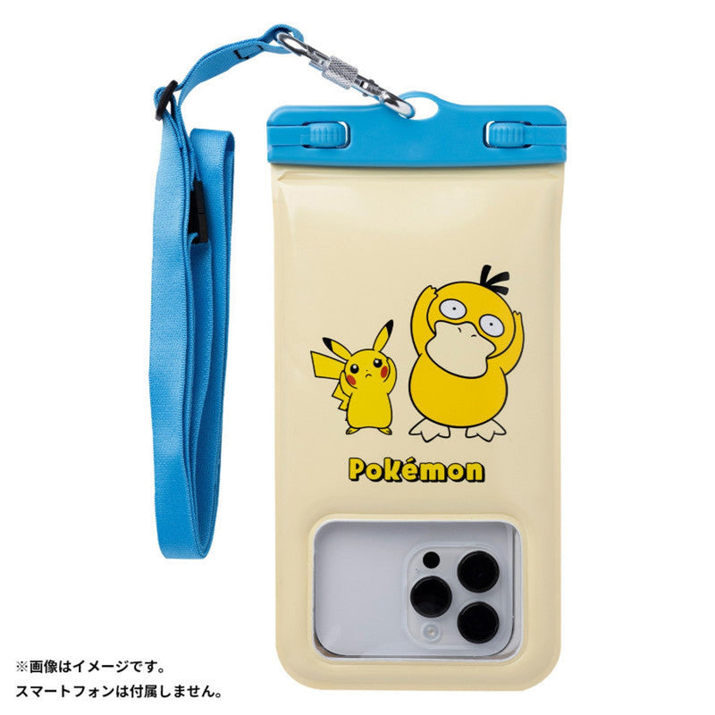 Waterproof Phone Case Wide Size Pikachu And Psyduck Pokemon