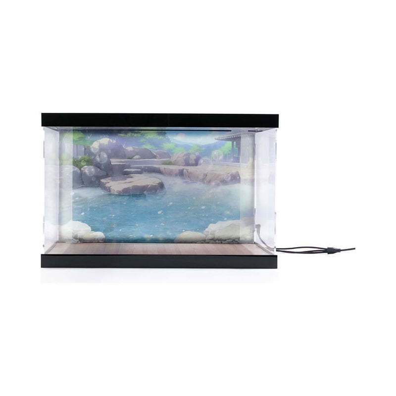 Azur Lane Acrylic Display Case With Lighting For Figure Kashino Hot Springs Relaxation