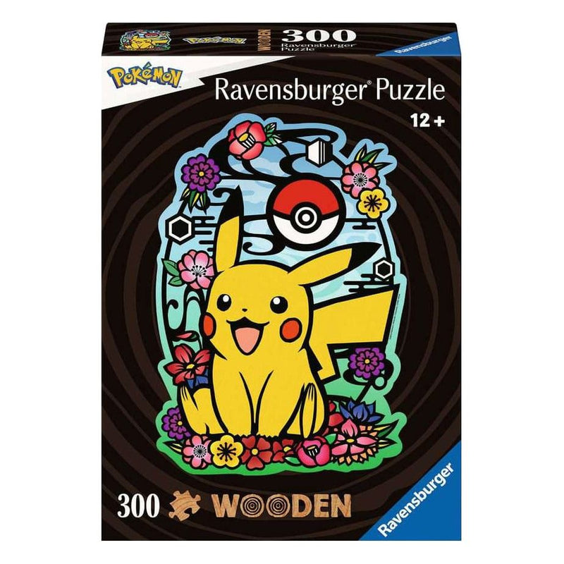 Pokemon WOODEN Pikachu Jigsaw Puzzle - 300 Pieces