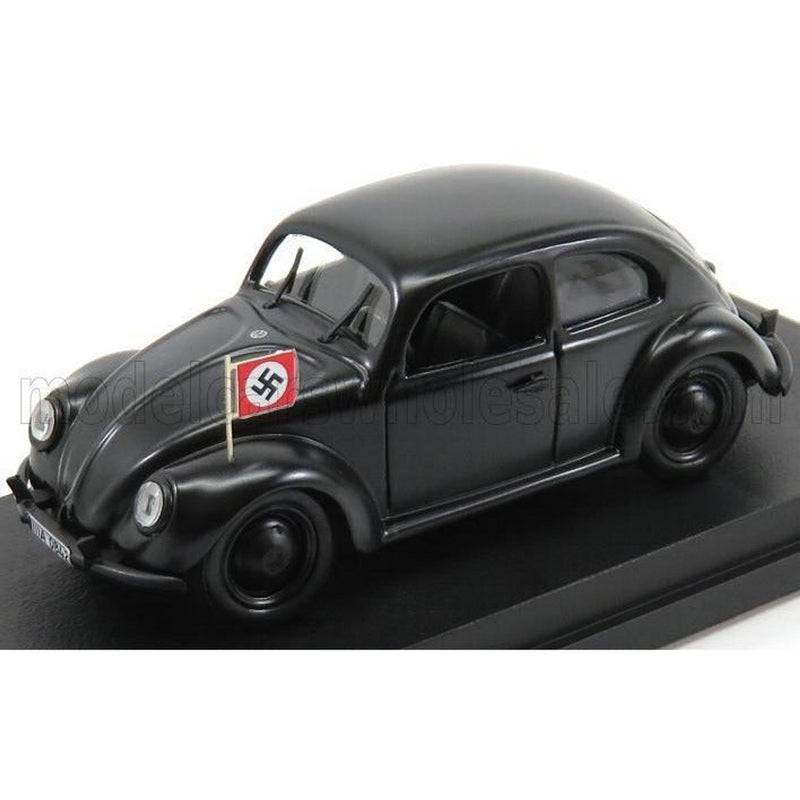 Volkswagen Beetle Maggiolino Ss Gestapo 1945 Police Military Black - 1:43