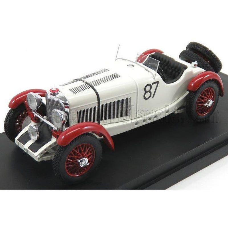 Mercedes Benz Sskl Spider N 87 Winner Mille Miglia 1931 Rudolf Caracciola White - 1:43