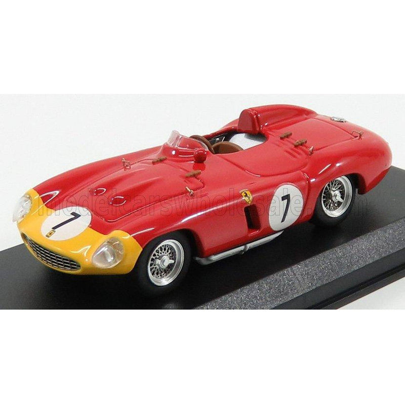 Ferrari 857S Ch.0578 N 7 5Th 1000Km Paris-Monthlery 1956 De Pordago - Hill Red 1:43