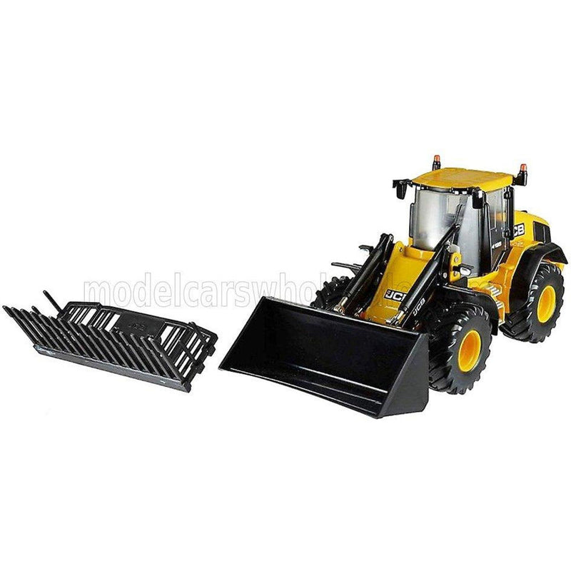 JCB 4195 Ruspa Gommata Tractor - Scraper Yellow Black 1:32