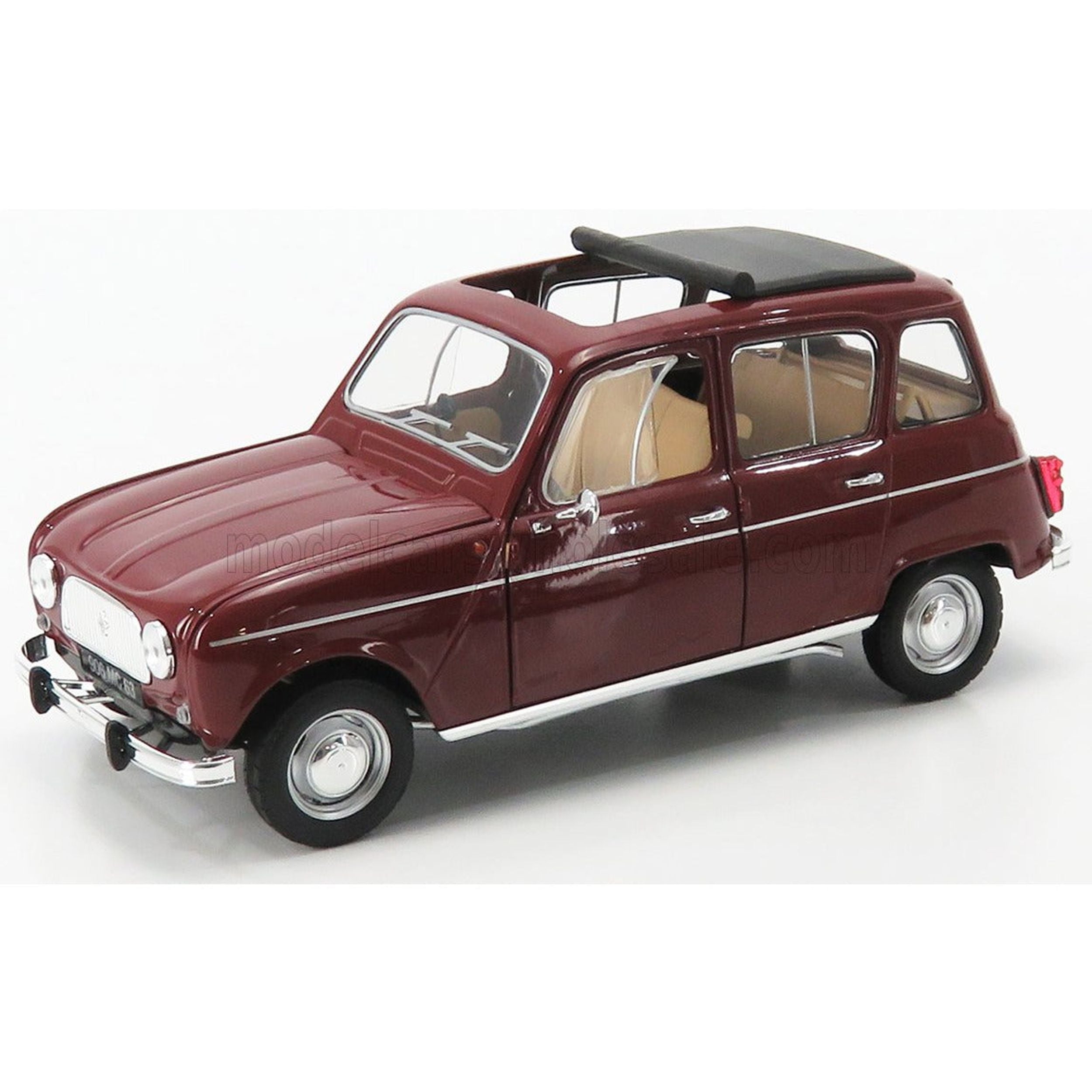 Renault 4L 1966 Dark Red 1:18