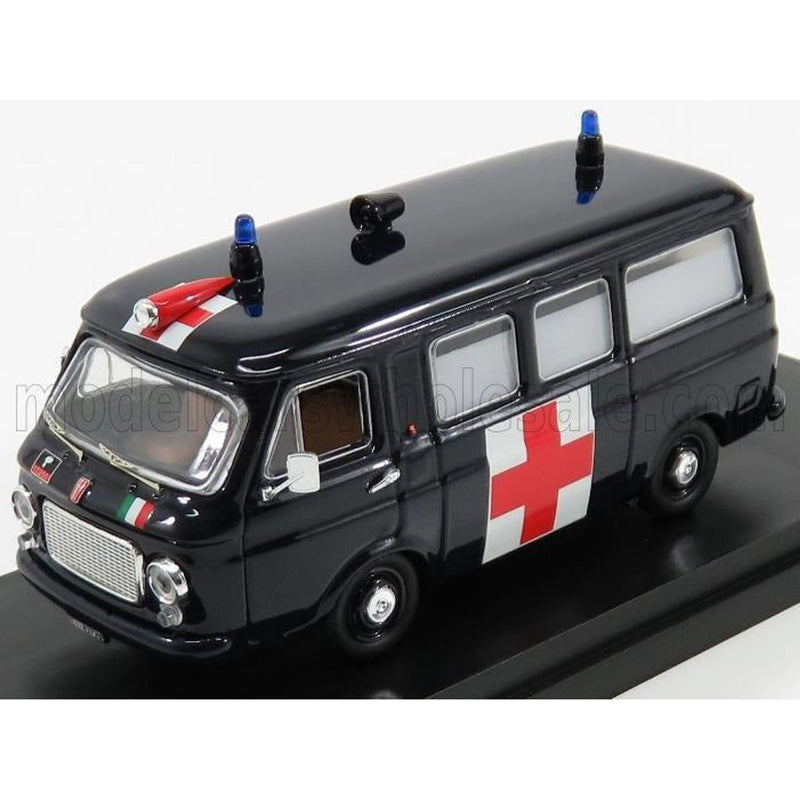 Fiat 238 Ambulanza Carabinieri Police Blue - 1:43