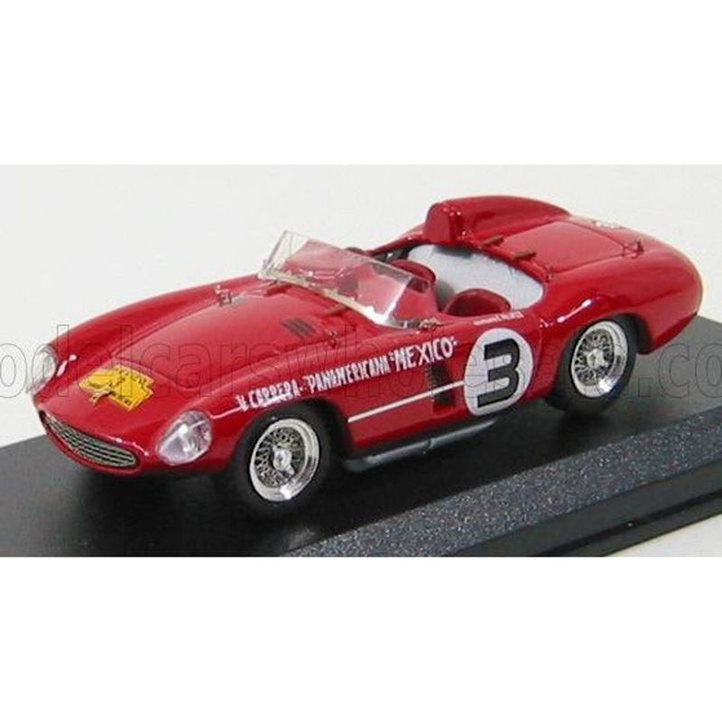 Ferrari 500 Mondial N 3 Carrera Panamericana 1954 Rubirosa - Mc Afee Red 1:43