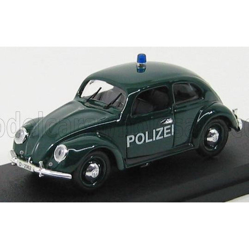 Volkswagen Beetle Polizei Police 1953 Green - 1:43