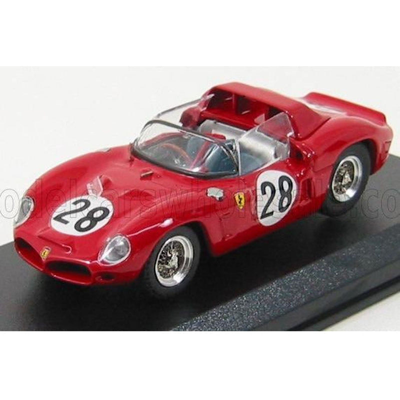 Ferrari Dino 246Sp Spider 2.4L V6 Team Spa Ferrari Sefac N 28 24H LE Mans 1962 R.Rodriguez - P.Rodriguez Red 1:43