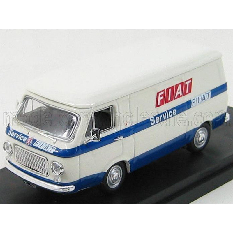 Fiat 238 Van - Assistenza Fiat 1971 White Blue 1:43