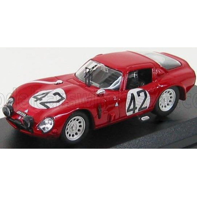 Alfa Romeo Tz2 N 42 24H LE Mans 1965 Zuccoli - Geky Red 1:43