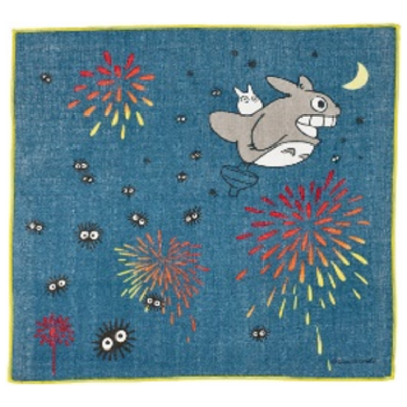 Ghibli My Neighbor Totoro Mini Towel Firework