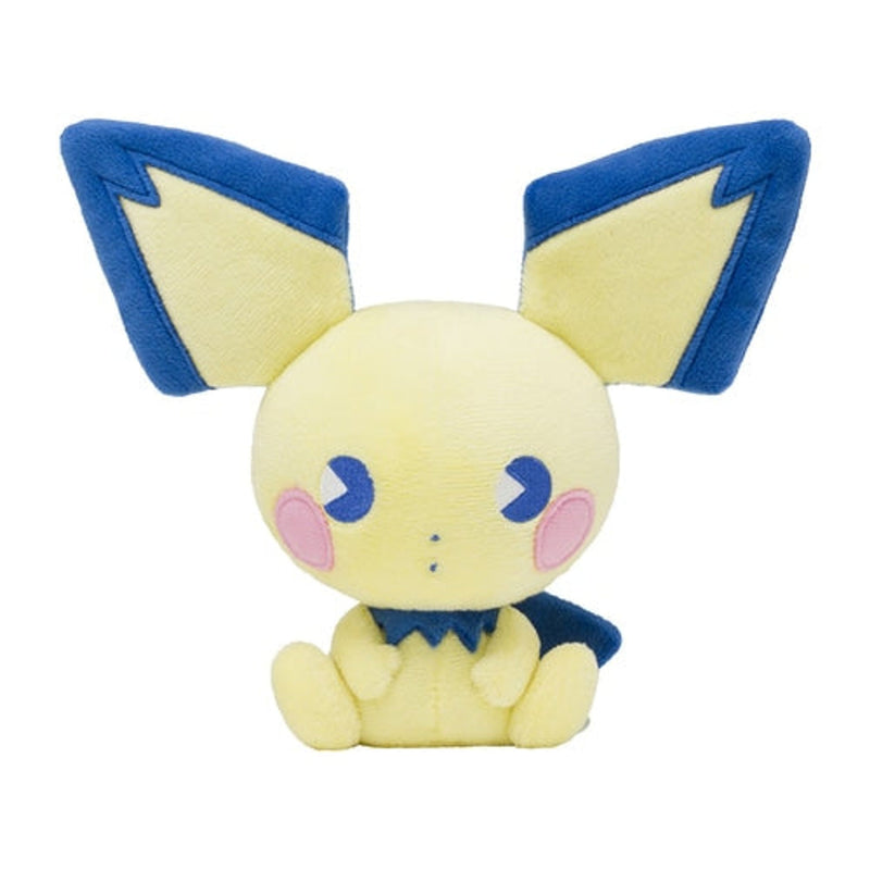 Pichu Pokemon Saiko Soda Refresh Plush Toy 19x18x9cm