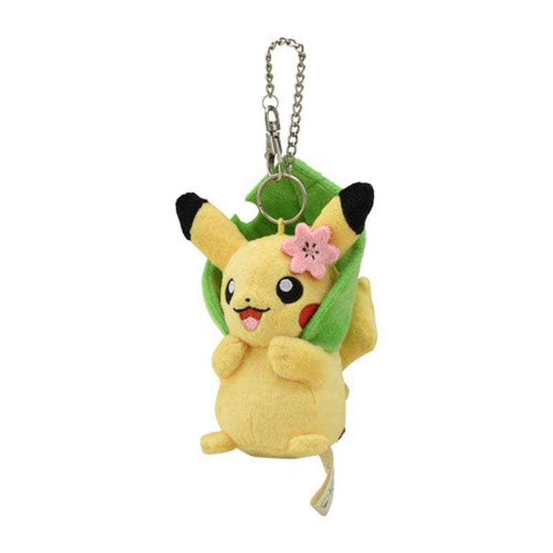 Pikachu Pokemon "Gift of the Forest" Mini Mascot Keychain Plush