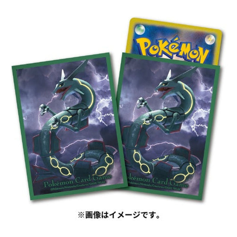 Flying Rayquaza Pokemon Trading Card Protective Sleeves (Official Japanese Import) x64