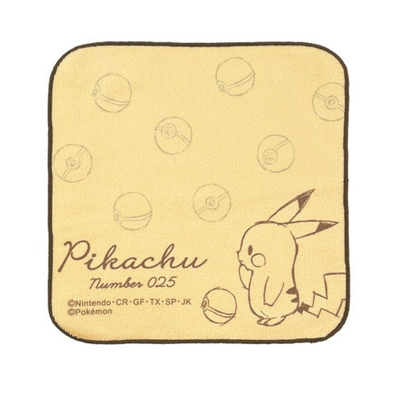 Pikachu Pokemon "Pikachu Number 025" "I found Something" Microfiber Handkerchief