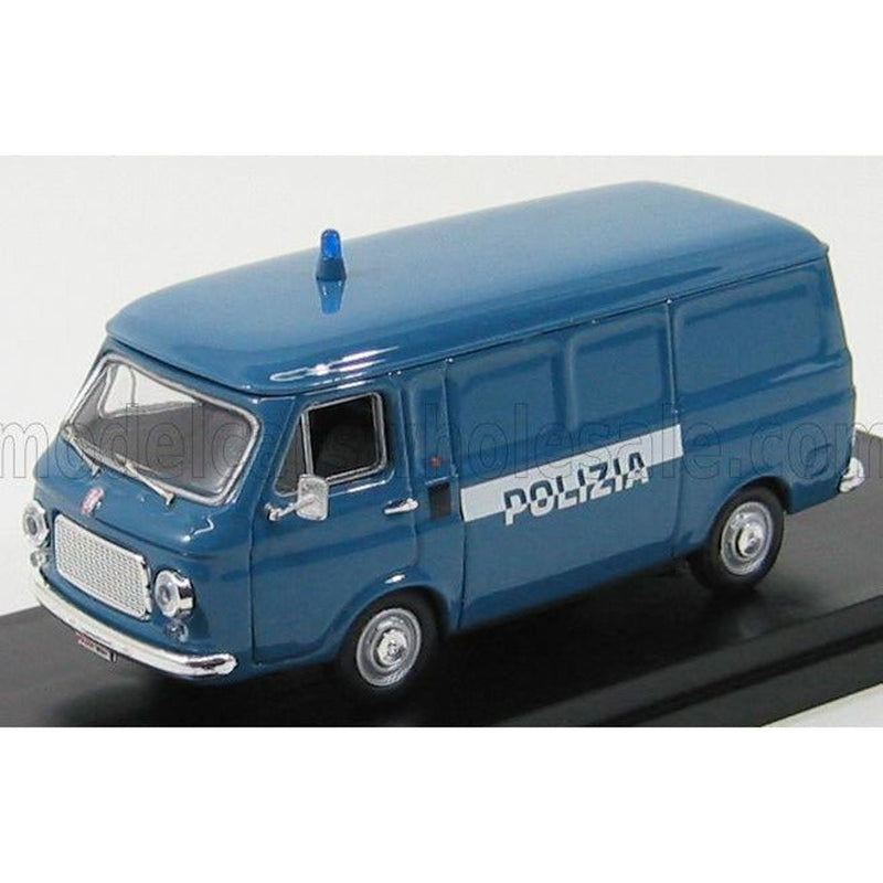 Fiat 238 Van 1974 Polizia - Police Blue 1:43