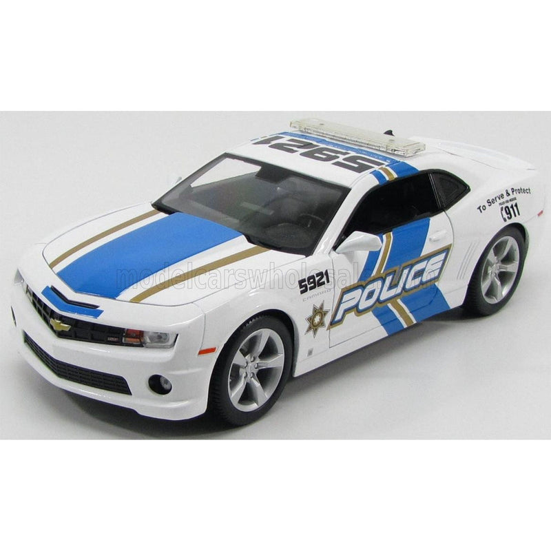 Chevrolet Camaro Ss Rs Police Fire Medical 2010 White Blue - 1:18