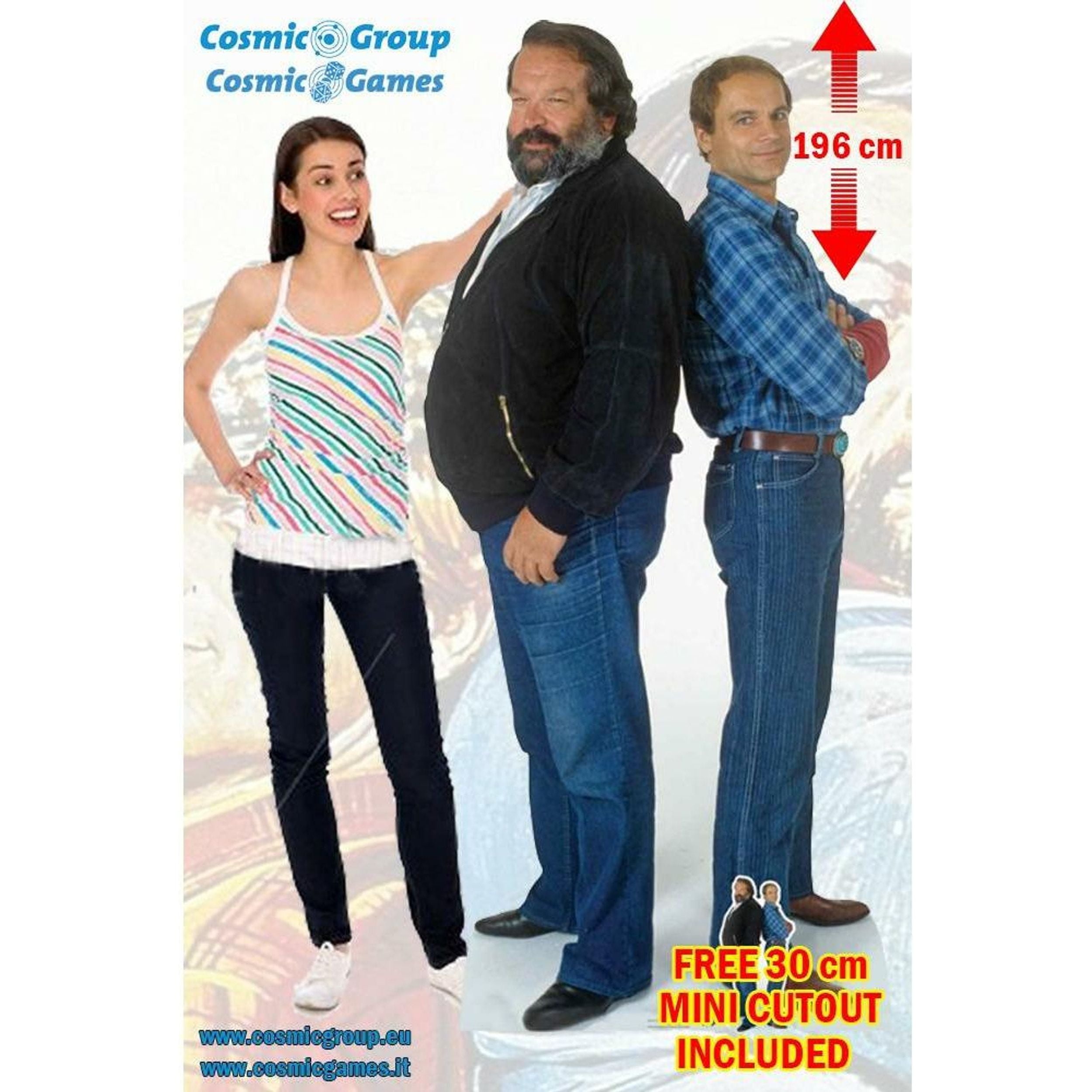 Bud Spencer and Terence Hill Lifesize Cardboard Cutout / Standee / Standup