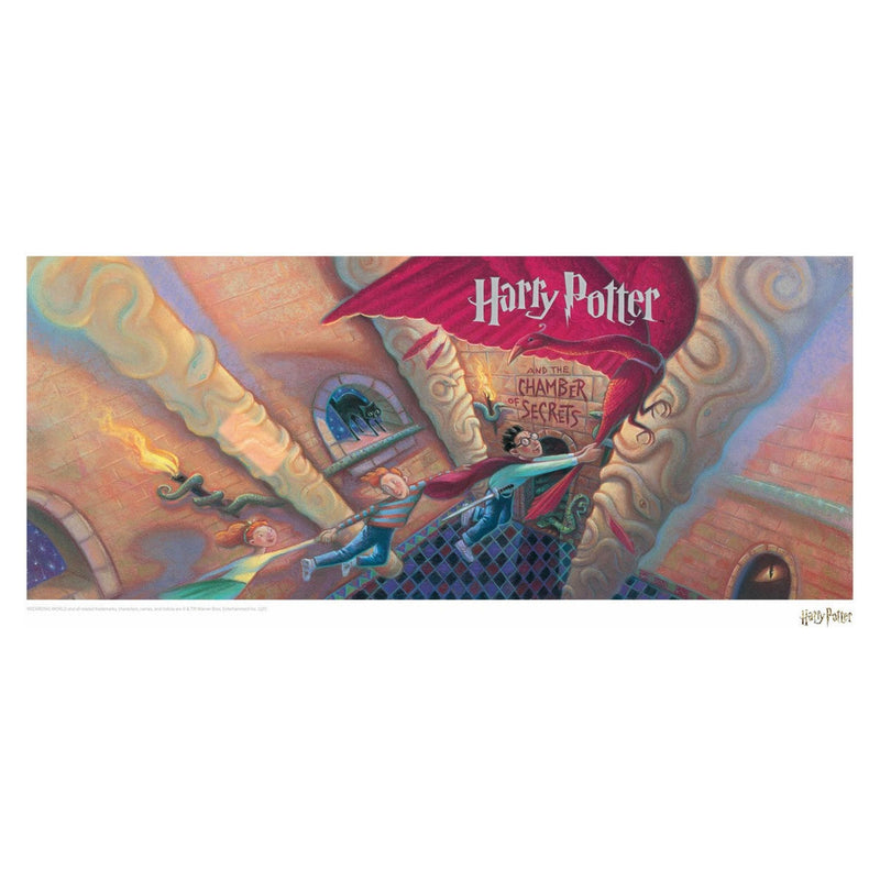 Harry Potter: Chamber Of Secrets Book Cover Artwork