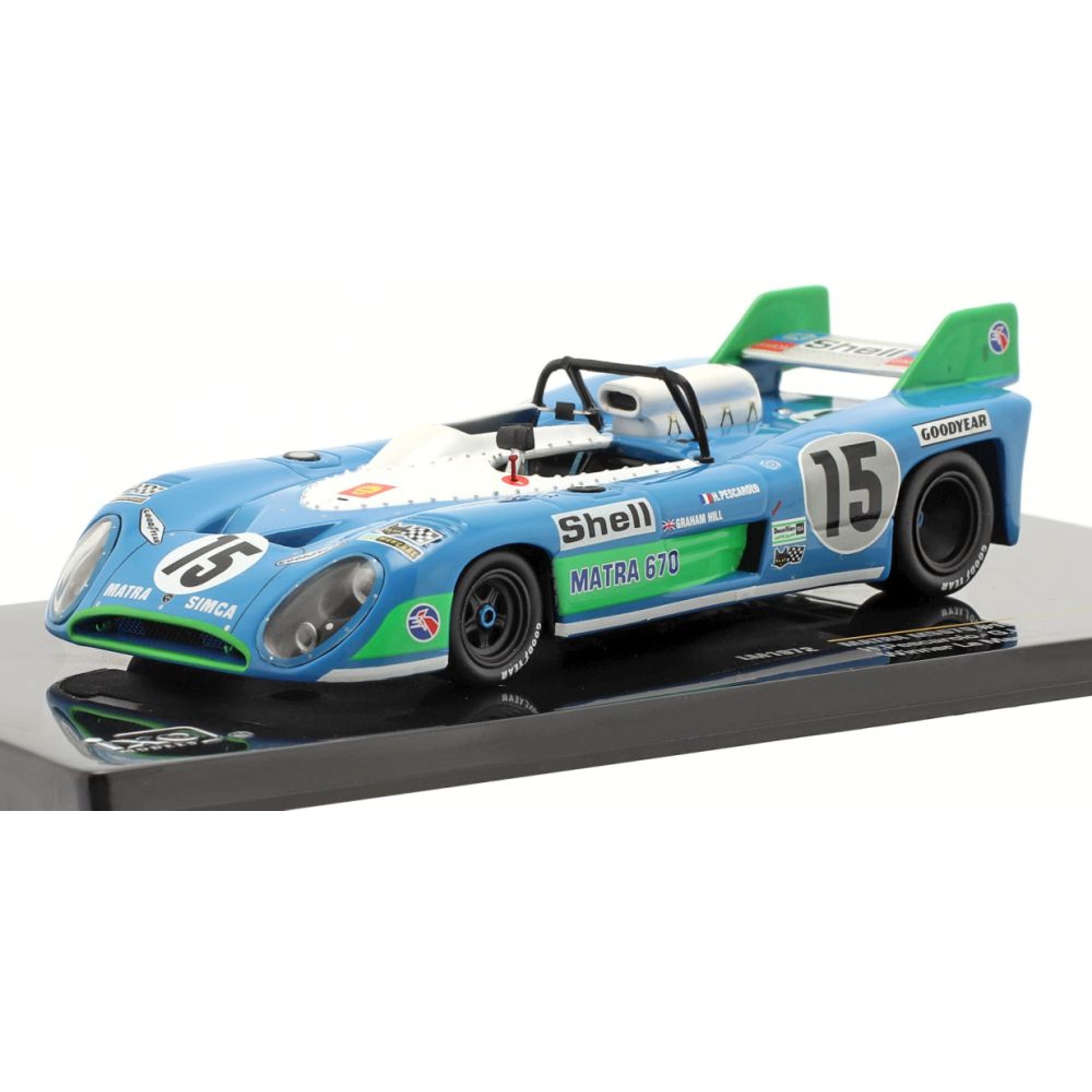 Matra Ms670 #15 Winner 24H LE Mans 1972 Pescarolo / Hill - 1:43