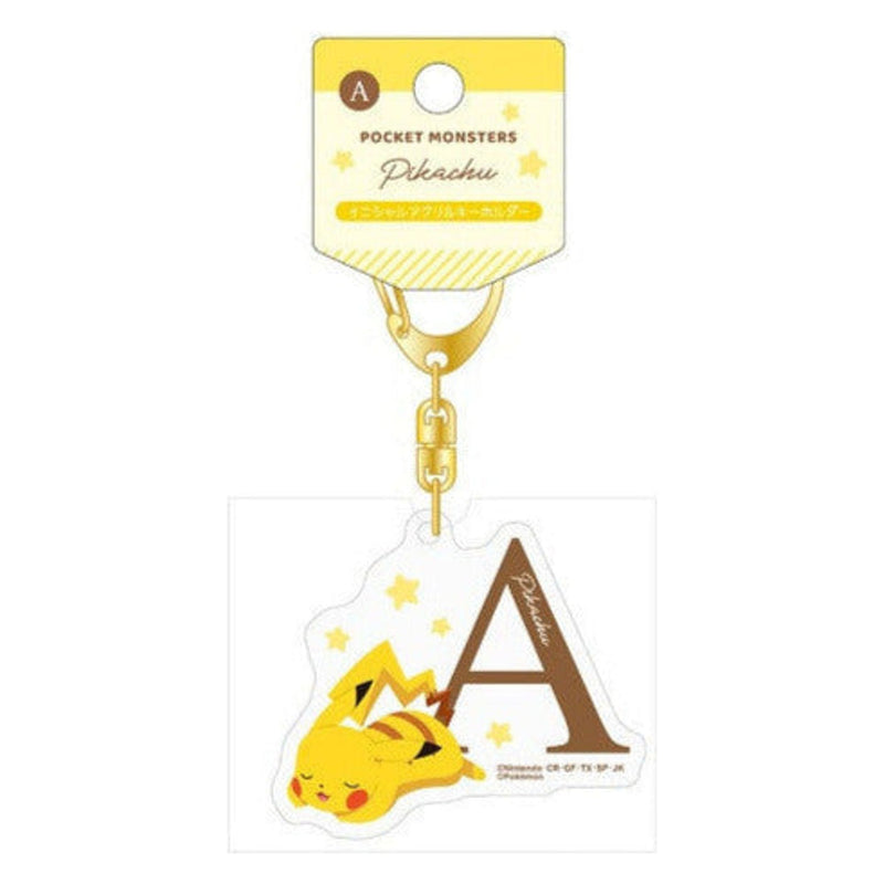 Acrylic Keychain Initial A Pokemon - 5.2x6.0x0.3 cm