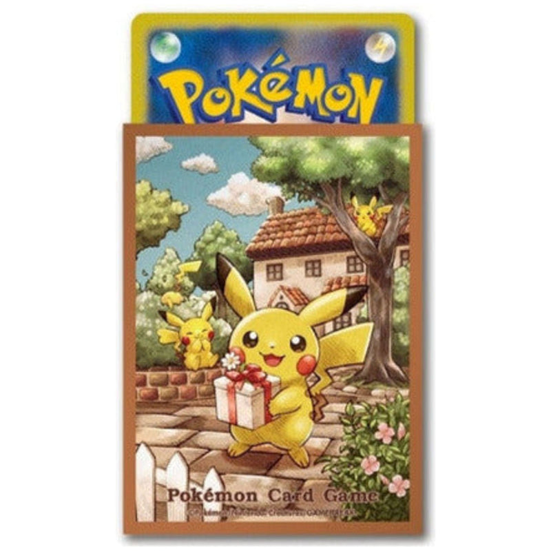 Card Sleeves Pikachu's Gift Pokemon - 9.2 x 6.6 x 0.02 cm