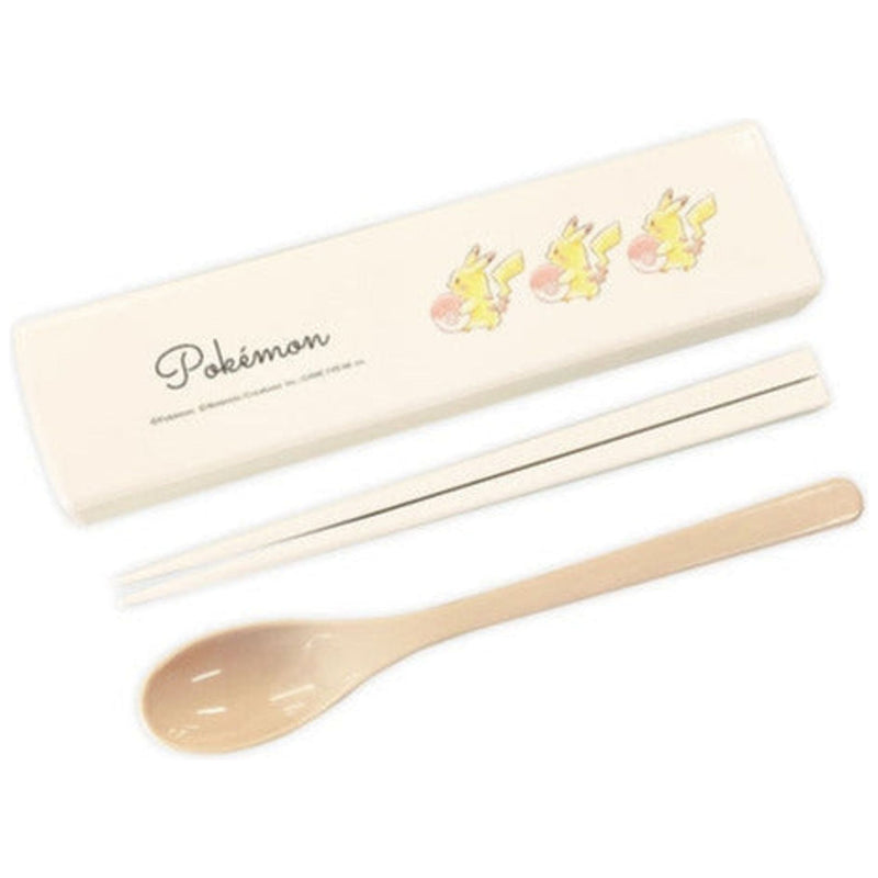 Chopsticks And Spoon Set Latte Pikachu Pokemon