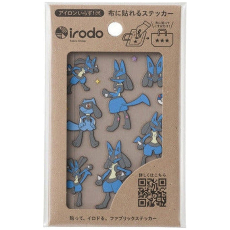 Cloth Stickers Set Riolu & Lucario Pokemon x Irodo - 10.5 × 7.4 × 0.02 cm