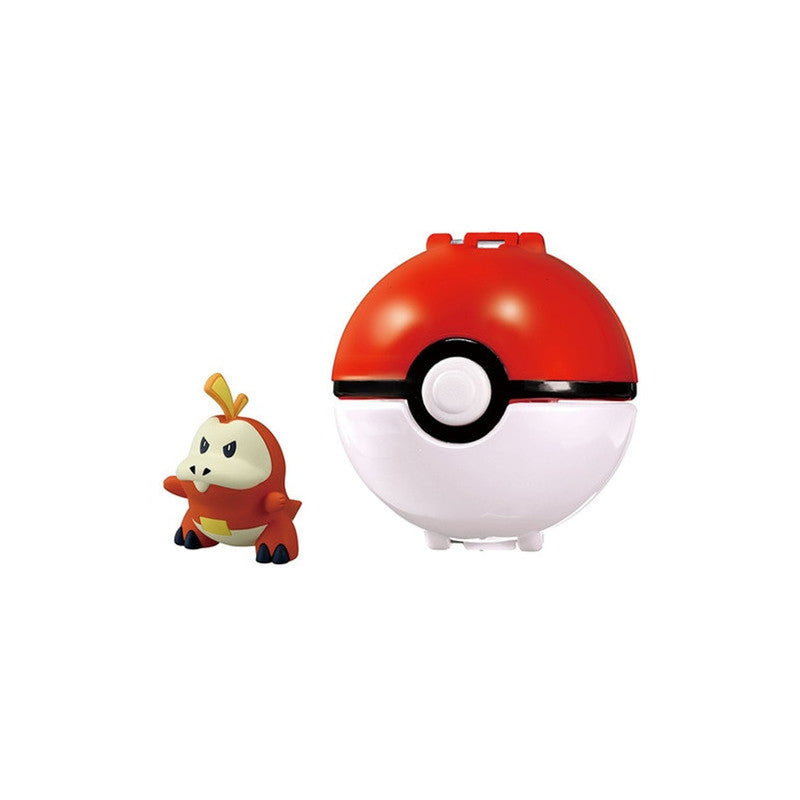 Pokemon Figure Fuecoco Set Poke Ball Moncolle Poke Out - 20 × 17 × 8 cm