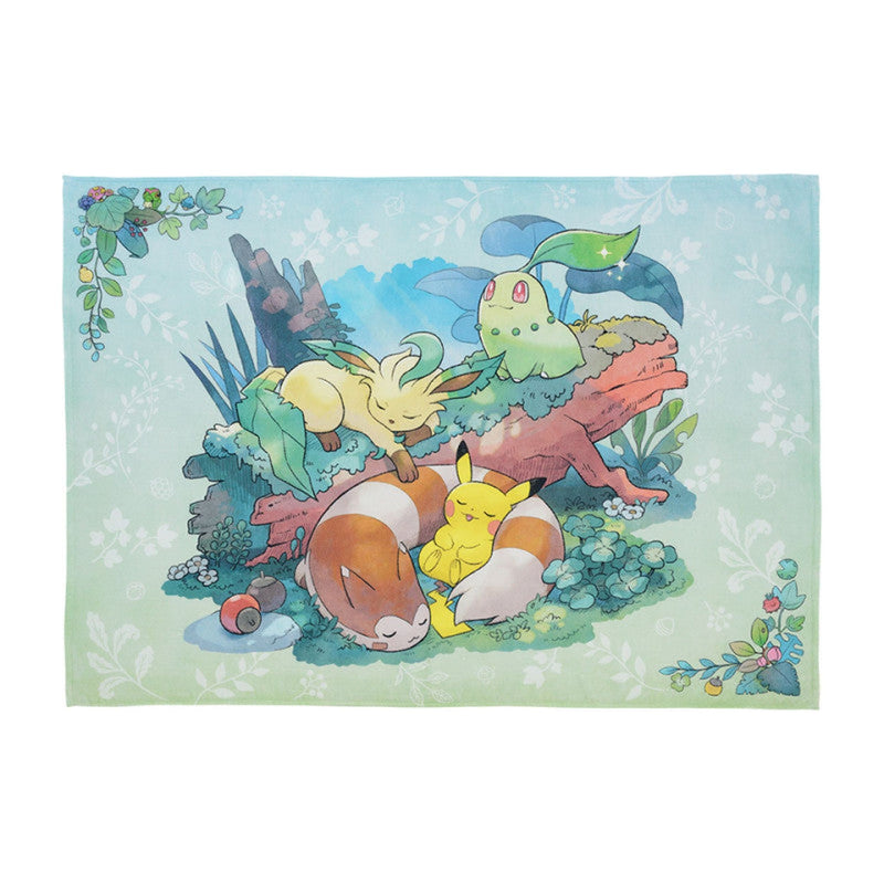 Gauze Blanket Pokemon Mori No Okurimono - 100 × 140 × 0.5 cm