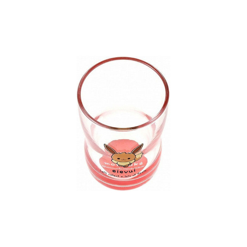 Glass Eevee Pink Pokemon Monpoke Nakayoshi - 6.3 × 9.3 cm