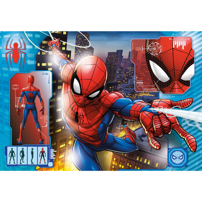 Marvel Spiderman Puzzle Of 104 Pieces - Version 3 - 34.3 x 24.3 x 3.5 CM