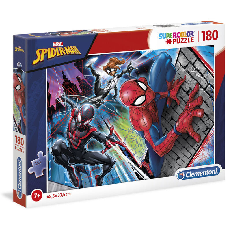 Marvel Spiderman Puzzle Of 180 Pieces - Version 1 - 34.3 x 24.3 x 3.5 CM