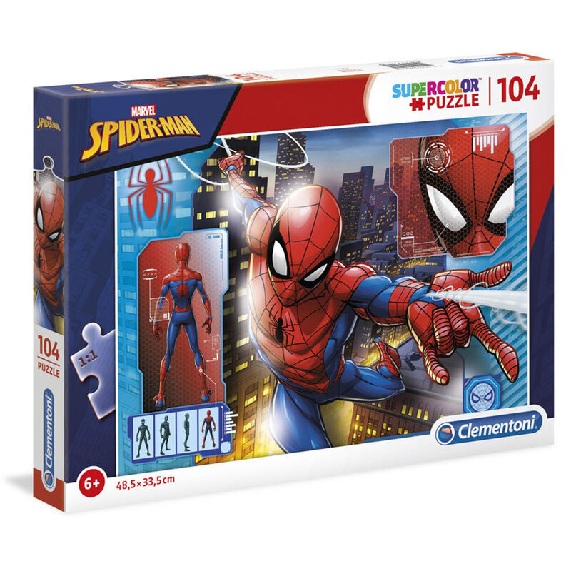 Marvel Spiderman Puzzle Of 104 Pieces - Version 3 - 34.3 x 24.3 x 3.5 CM