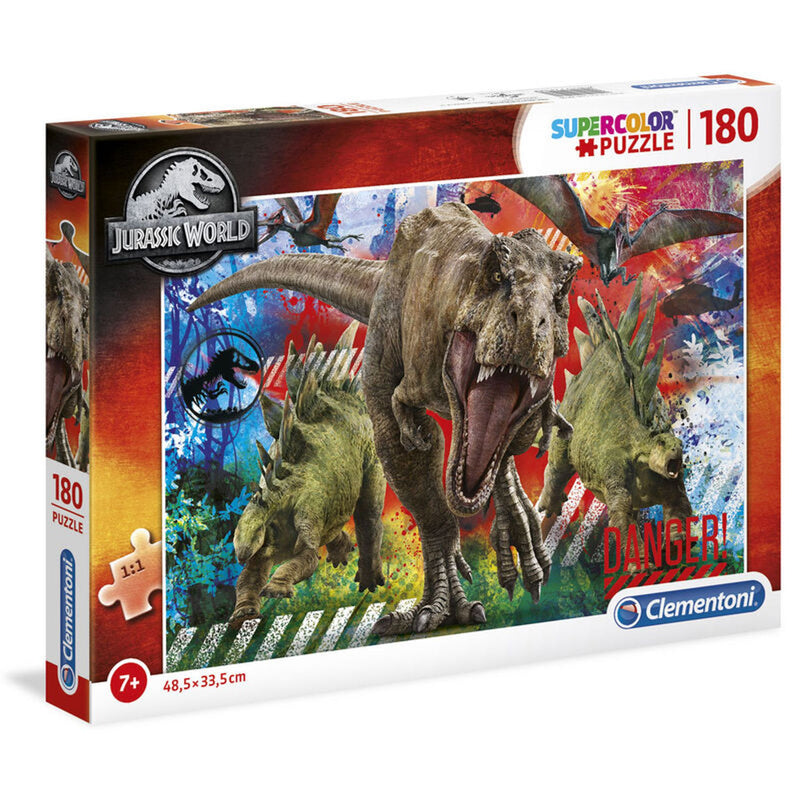 Jurassic World Puzzle Of 180 Pieces - 34.3 x 24.3 x 3.5 CM